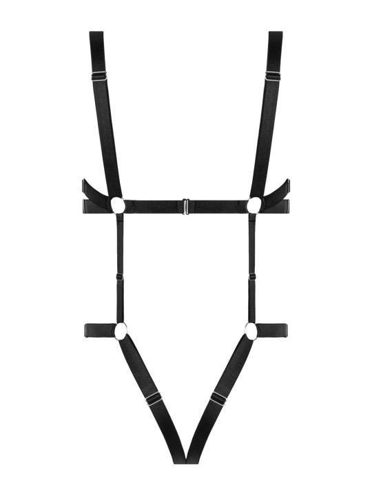 Christine - Bondage Style Harness Bodysuit