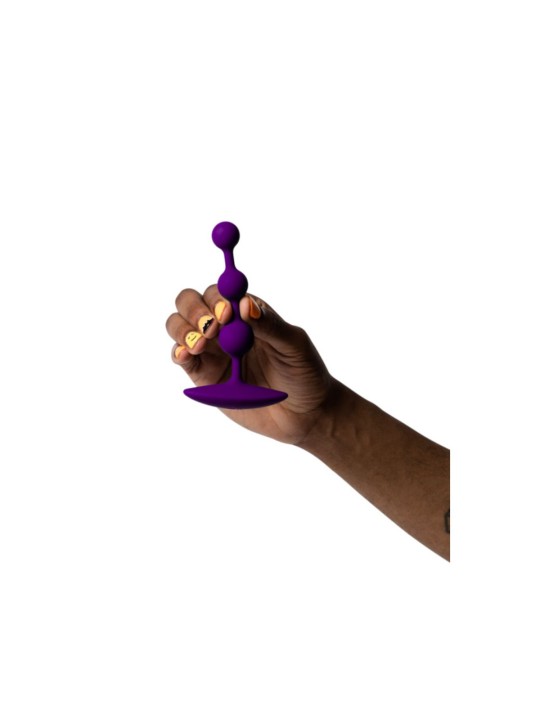 ROMP – Amp Siliconen Anaal Kralen – Paars