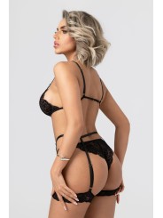 Christine - Kanten Jarretel Set Met Beenharnas