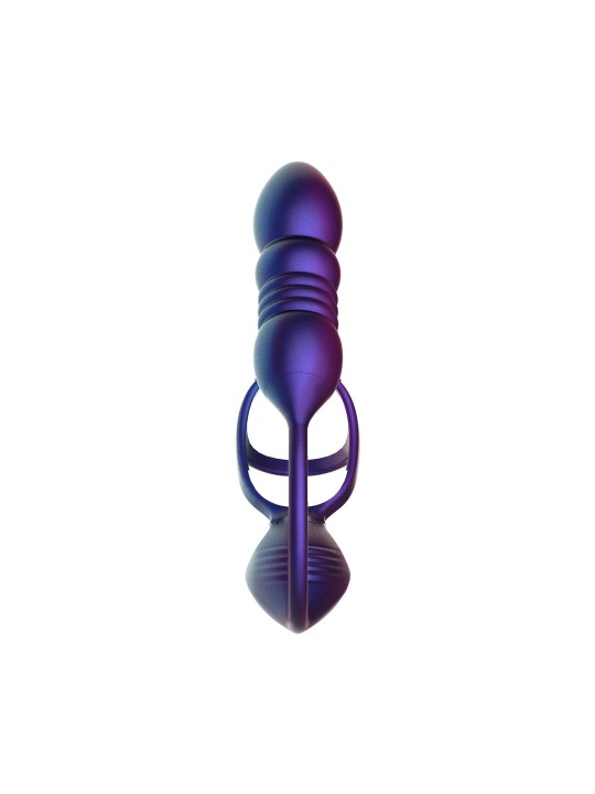 Hueman - Deep Impact Cock- & Ballring - Paars