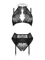 Christine - Lace 3-Piece Garter Set Simona