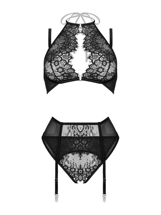 Christine - Lace 3-Piece Garter Set Simona