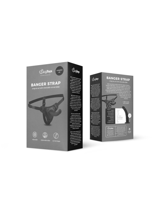 Siliconen Strap-On - Glad