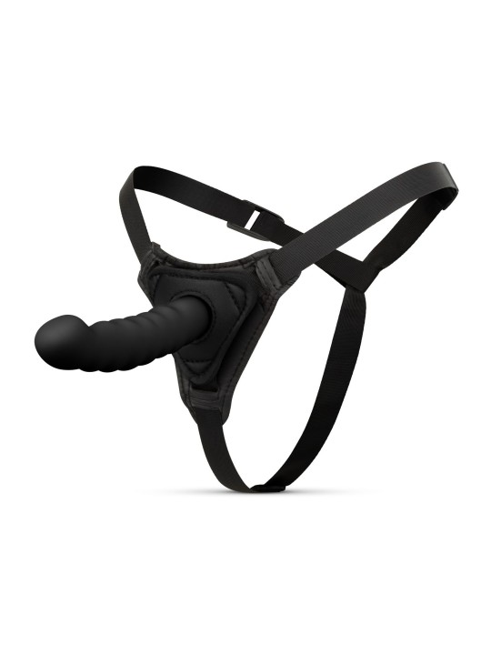 Siliconen Strap-On - Gebogen