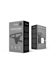 Siliconen Strap-On - Gebogen