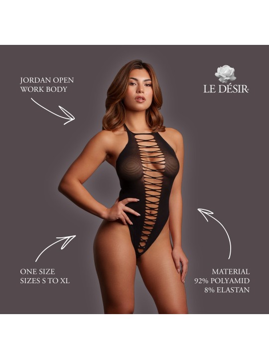 Le Désir - Jordan Open Body - Zwart