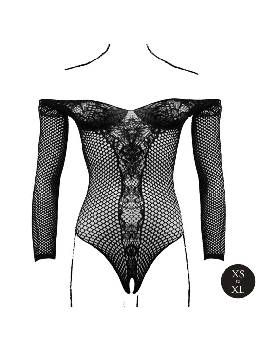 Le Désir - Matilda Kanten Body - Zwart