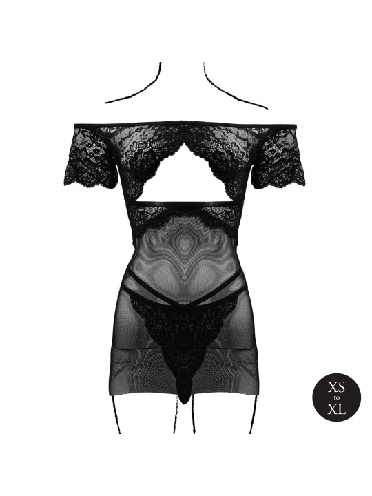 Le Désir - Olympia Babydoll - Zwart