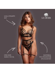 Le Désir - Lola Strappy BH Set - Zwart