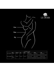 Le Désir - Olympia Body Met Open Kruisje - Zwart