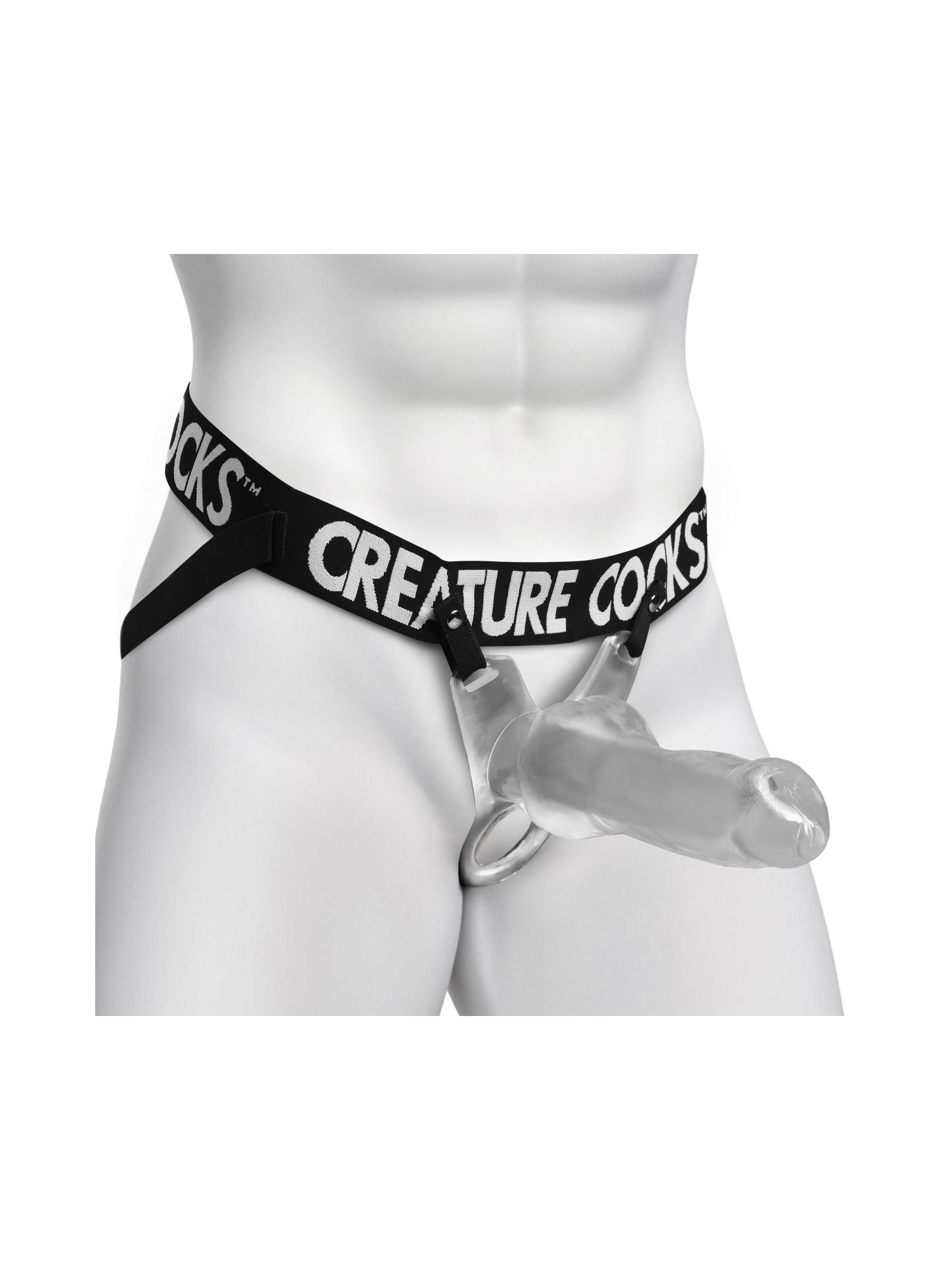 Creature Cocks - Snow Wolf Holle Strap-on Dildo - 20,6 cm