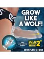Creature Cocks - Snow Wolf Holle Strap-on Dildo - 20,6 cm