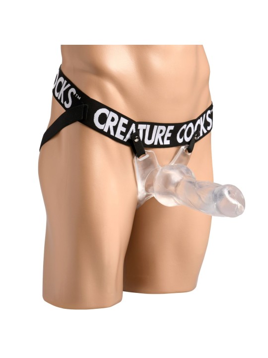 Creature Cocks - Snow Wolf Holle Strap-on Dildo - 20,6 cm