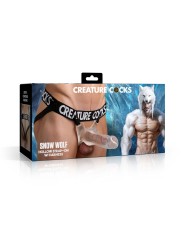 Creature Cocks - Snow Wolf Holle Strap-on Dildo - 20,6 cm