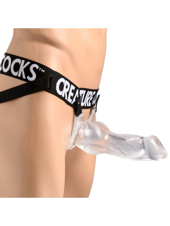 Creature Cocks - Snow Wolf Holle Strap-on Dildo - 20,6 cm
