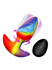 Bang! - Roterende en Vibrerende Buttplug - 9,9 cm
