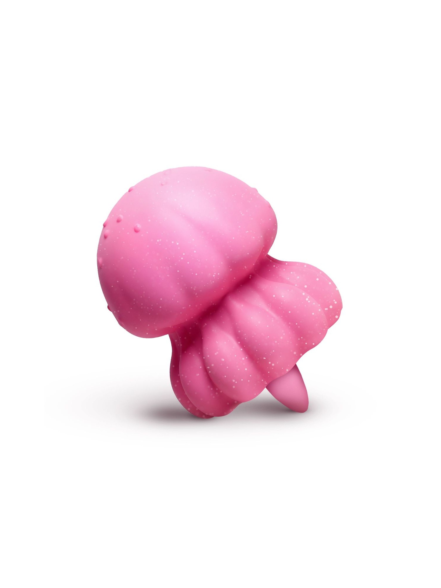 Creature Cocks - Glow Jelly Likkend & Vibrerende Clitoris Stimulator - Roze