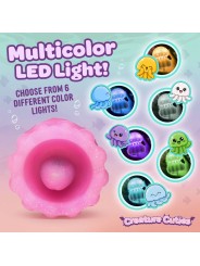 Creature Cocks - Glow Jelly Likkend & Vibrerende Clitoris Stimulator - Roze