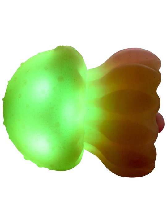 Creature Cocks - Glow Jelly Likkend & Vibrerende Clitoris Stimulator - Roze