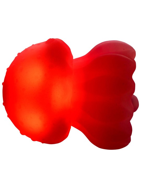 Creature Cocks - Glow Jelly Likkend & Vibrerende Clitoris Stimulator - Roze