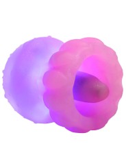 Creature Cocks - Glow Jelly Likkend & Vibrerende Clitoris Stimulator - Roze