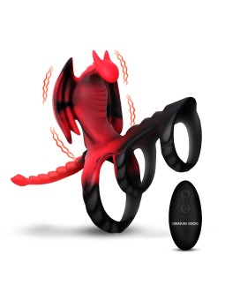 Creature Cocks - Dragon Flight Vibrerende Penisring - 9,9 cm