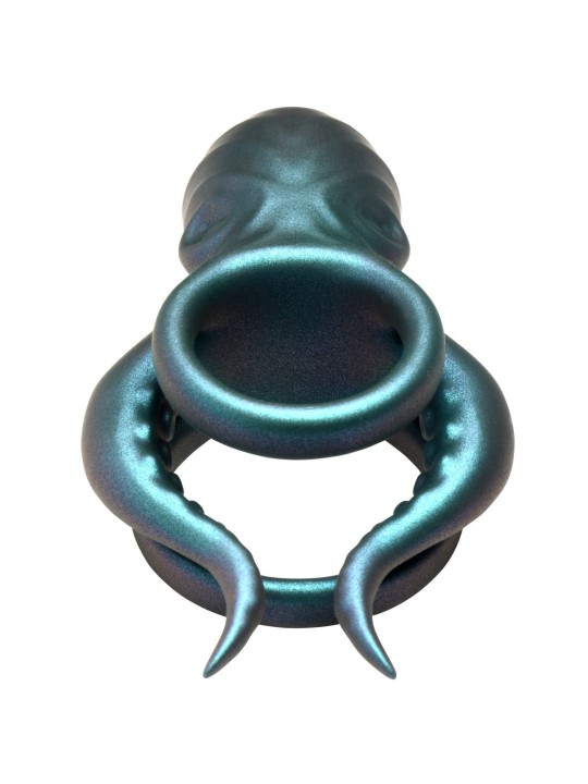 Creature Cocks - Octo Grip Vibrerende Penisring - Blauw