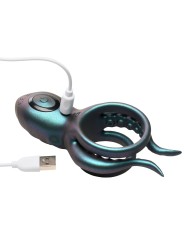 Creature Cocks - Octo Grip Vibrerende Penisring - Blauw