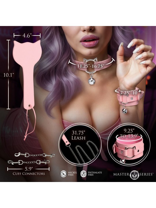 Master Series - Kitty Bondage Set - Roze