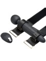 Master Series - Thunderstick Wand met Dijbeenband - Zwart