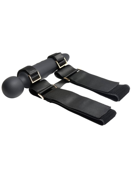 Master Series - Thunderstick Wand met Dijbeenband - Zwart