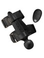 Master Series - Thunderstick Wand met Dijbeenband - Zwart