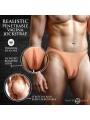 Master Series - Pussy Strap Vagina Jockstrap - Beige