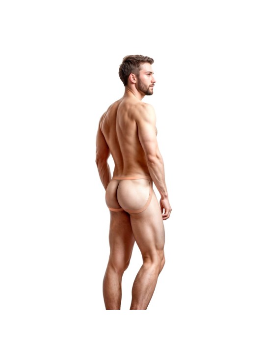 Master Series - Pussy Strap Vagina Jockstrap - Beige