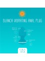 Cala Azul - Blanca Vibrerende Anaal Plug