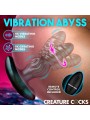 Creature Cocks - Octo-Squirm Vibrating Anal Plug - 12.4 cm