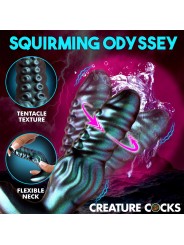 Creature Cocks - Octo-Squirm Vibrating Anal Plug - 12.4 cm