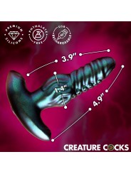 Creature Cocks - Octo-Squirm Vibrating Anal Plug - 12.4 cm