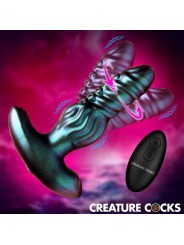 Creature Cocks - Octo-Squirm Vibrating Anal Plug - 12.4 cm