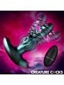 Creature Cocks - Octo-Squirm Vibrating Anal Plug - 12.4 cm