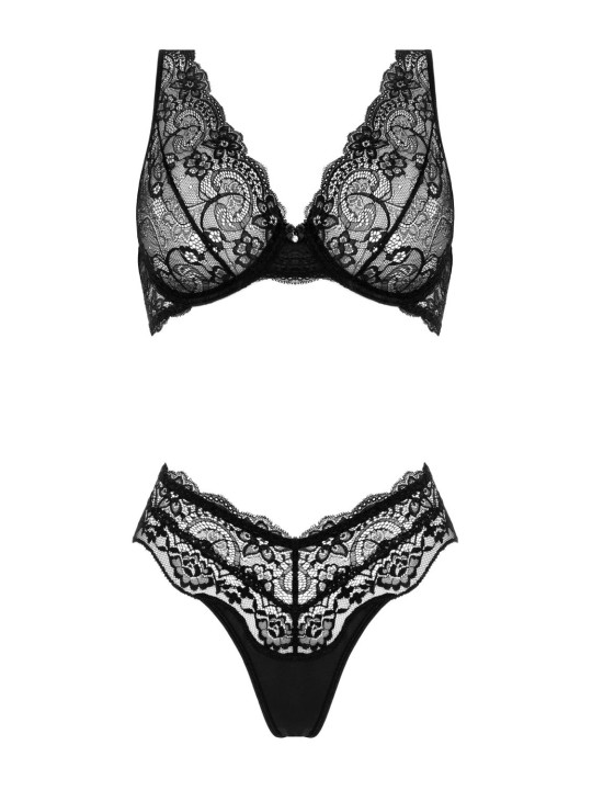 Christine - Bra Set Bonnie - Black
