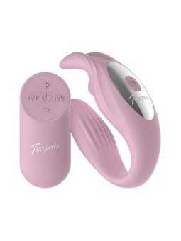 Teazers – Bunny Couple Vibrator with Remote – Pink