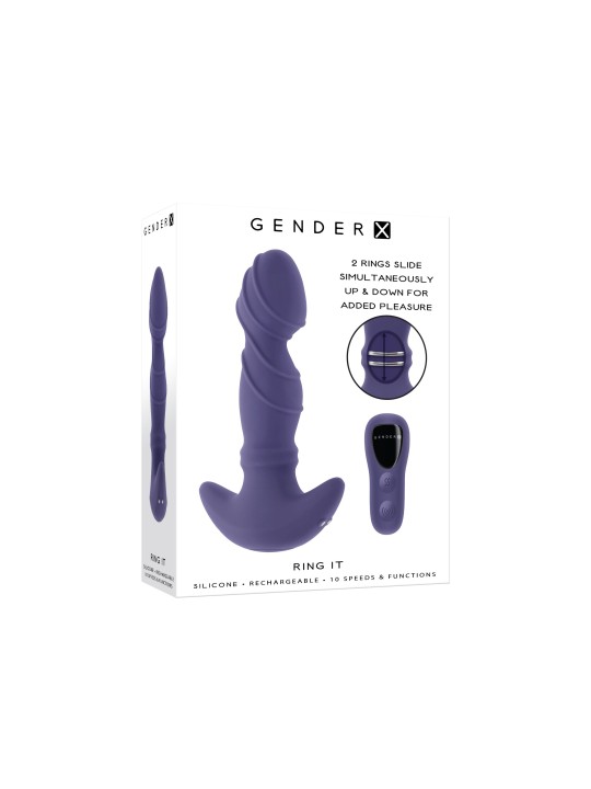 Gender X - Ring It Prostate Vibrator - 16.5 cm