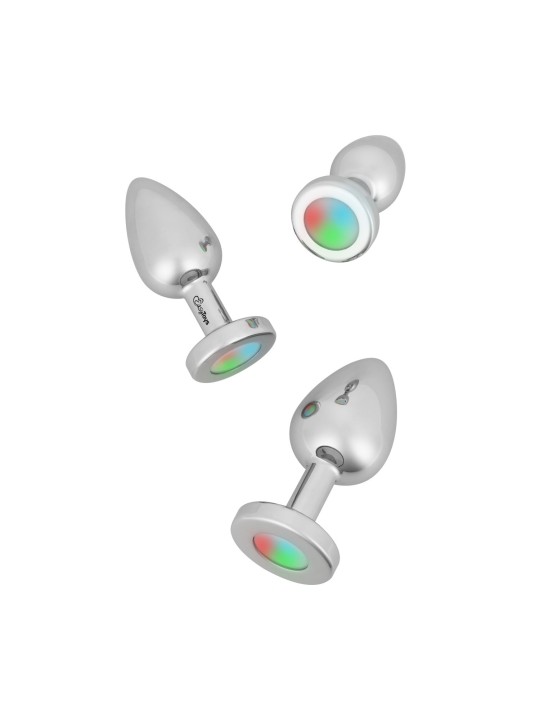 Easytoys Anal Collection - Butt Plug LED Small - Silver