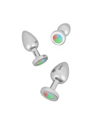 Easytoys Anal Collection - Buttplug LED Medium - Zilver