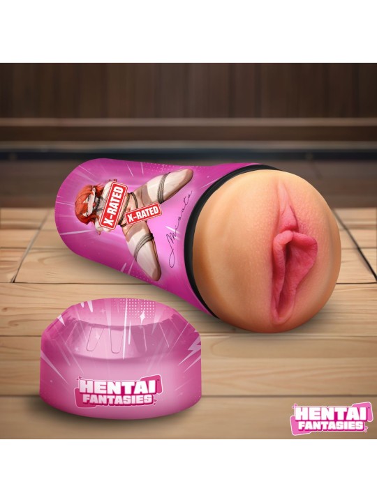 Hentai Fantasies - Misato the Shibari Girl Pussy - Masturbator