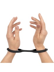 EasyToys - Flexibele siliconen handboeien - Zwart