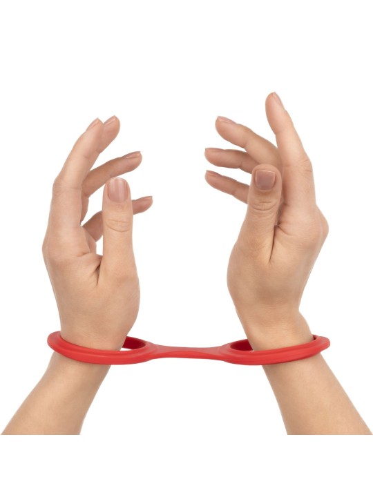 EasyToys - Flexibele siliconen handboeien - Rood