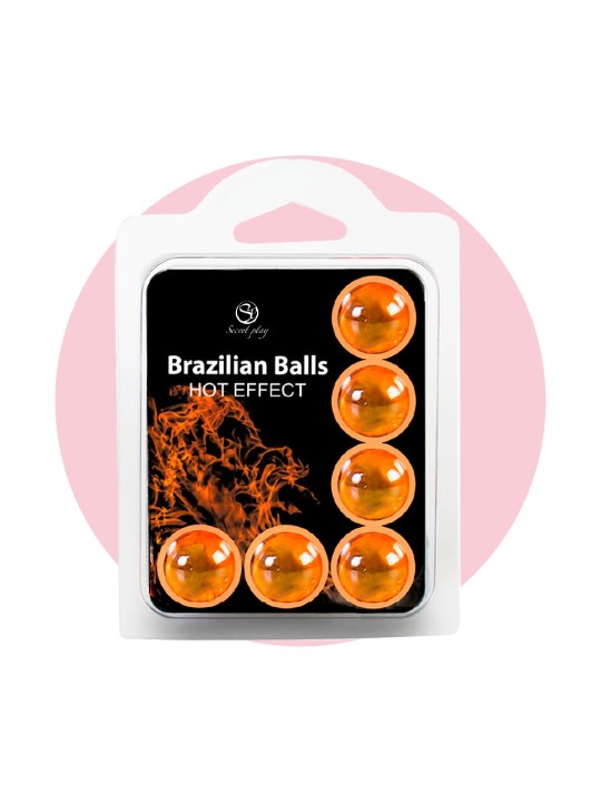 Secret Play - Brazilian Balls Hot Effect - 6 Massage Balls