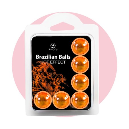 Secret Play - Brazilian Balls Hot Effect - 6 Massage Balls